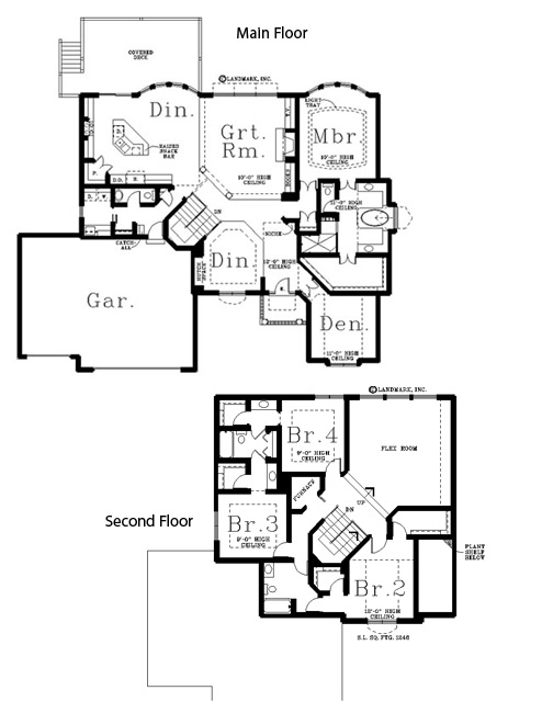 1 5 Story Floor Plans Home Design Plans Custom Homes Master On